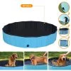 TANCYCO Piscine Pliable En PVC Pour Chien, Chat, Animal De Compagnie, Piscine Pour Chien, Baignoire Pour Enfants, Bassin D'eau Pour Chiens, Chats Et Enfants En été, 90 X 30 Cm (bleu)