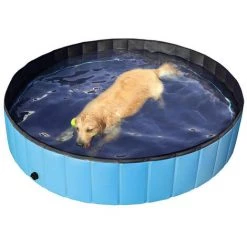 TANCYCO Piscine Pliable En PVC Pour Chien, Chat, Animal De Compagnie, Piscine Pour Chien, Baignoire Pour Enfants, Bassin D'eau Pour Chiens, Chats Et Enfants En été, 90 X 30 Cm (bleu) 8 TANCYCO Piscine Pliable En PVC Pour Chien, Chat, Animal De Compagnie, Piscine Pour Chien, Baignoire Pour Enfants, Bassin D'eau Pour Chiens, Chats Et Enfants En été, 90 X 30 Cm (bleu) -Piscine Soldes Boutique 64277573 2