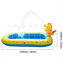 TANCYCO L'arroseur De Fontaine Rempli De Gaz De Tampon De Jets D'eau Gonflables De Piscine Joue La Piscine Des Enfants -Piscine Soldes Boutique 64277633 5