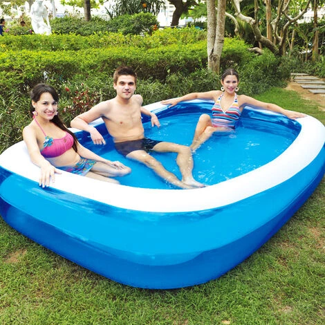 TANCYCO Bébé Piscine Gonflable Bébés Gonflable été Cool Baignoire Enfants Jardin Eau Jouant Piscine Gonflable (1.81 * 1.41 * 0.46m) 5 TANCYCO Bébé Piscine Gonflable Bébés Gonflable été Cool Baignoire Enfants Jardin Eau Jouant Piscine Gonflable (1.81 * 1.41 * 0.46m) – Image 3