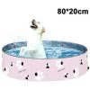 BF Baignoire De Lavage De Baignoire Pliable Portable De Piscine D'animal Familier De PVC