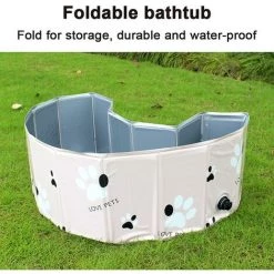 BF Baignoire De Lavage De Baignoire Pliable Portable De Piscine D'animal Familier De PVC -Piscine Soldes Boutique 64356420 5