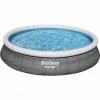 Kit Piscine Hors Sol Autoportante BESTWAY - Fast Set™ - 457 X 84 Cm - Ronde (Livrée Avec Une Pompe Et Cartouche De Filtration)