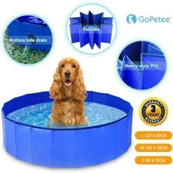 BENOBBY KIDS Pecute Piscine Pour Chien | Baignoire Chien Pliable | Tissus Non Toxique, Piscine Enfant | Pour Jardin, Patio Ou Salle De Bain, Plus Robuste | Nouvelle Version - Résistant à L'usure,60*20cm,bleu 9 BENOBBY KIDS Pecute Piscine Pour Chien | Baignoire Chien Pliable | Tissus Non Toxique, Piscine Enfant | Pour Jardin, Patio Ou Salle De Bain, Plus Robuste | Nouvelle Version - Résistant à L'usure,60*20cm,bleu -Piscine Soldes Boutique 64861846 3
