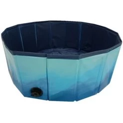 BENOBBY KIDS Pecute Piscine Pour Chien | Baignoire Chien Pliable | Tissus Non Toxique, Piscine Enfant | Pour Jardin, Patio Ou Salle De Bain, Plus Robuste | Nouvelle Version - Résistant à L'usure,80*30cm，modèle De Paysage Marin -Piscine Soldes Boutique 64861863 2