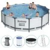 Piscine Tubulaire Bestway Ronde 427x122 Cm - Accessoires Inclus -Piscine Soldes Boutique 65181643 1