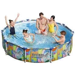 Piscine Tubulaire Bestway Ronde 305x66 Cm - Steel Pro Pools
