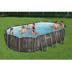 Piscine Tubulaire Bestway Ovale 610x366x122 Cm - Accessoires Inclus 8 Piscine Tubulaire Bestway Ovale 610x366x122 Cm - Accessoires Inclus -Piscine Soldes Boutique 65181664 2