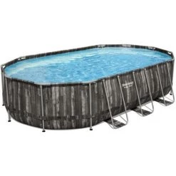 Piscine Tubulaire Bestway Ovale 610x366x122 Cm - Accessoires Inclus 9 Piscine Tubulaire Bestway Ovale 610x366x122 Cm - Accessoires Inclus -Piscine Soldes Boutique 65181664 3