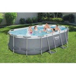 Piscine Tubulaire Bestway Ovale 427x250x100 Cm - Avec Pompe De Filtration -Piscine Soldes Boutique 65181671 2