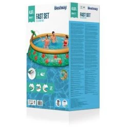 Piscine Gonflable Bestway Ronde 457x84 Cm - Avec Pompe De Filtration -Piscine Soldes Boutique 65181732 4