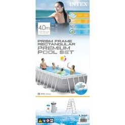 Piscine Tubulaire Intex Rectangulaire 400x200x100 Cm - Avec Pompe De Filtration -Piscine Soldes Boutique 65181746 5
