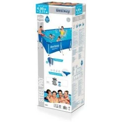 Piscine Tubulaire Bestway Rectangulaire 400x211x81 Cm - Avec Pompe De Filtration -Piscine Soldes Boutique 65181748 4