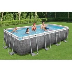 Piscine Tubulaire Bestway Rectangulaire 549x274x122 Cm - Accessoires Inclus -Piscine Soldes Boutique 65181785 2