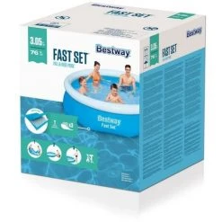 Piscine Gonflable Bestway Ronde 305x76 Cm - Fast Set Pools -Piscine Soldes Boutique 65181793 4