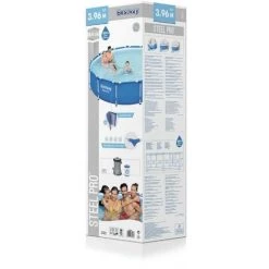 Piscine Tubulaire Bestway Ronde 396x84 Cm - Avec Pompe De Filtration 10 Piscine Tubulaire Bestway Ronde 396x84 Cm - Avec Pompe De Filtration -Piscine Soldes Boutique 65181802 4