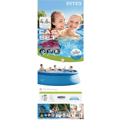 Piscine Gonflable Intex Ronde 457x122 Cm - Accessoires Inclus 7 Piscine Gonflable Intex Ronde 457x122 Cm - Accessoires Inclus – Image 5