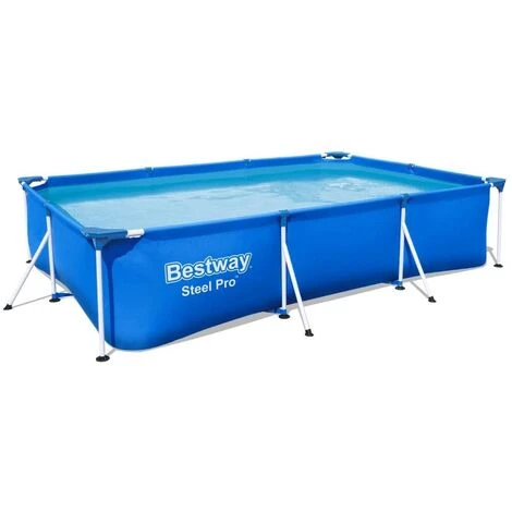 Piscine Tubulaire Bestway Rectangulaire 300x201x66 Cm - Steel Pro Pools 5 Piscine Tubulaire Bestway Rectangulaire 300x201x66 Cm - Steel Pro Pools – Image 3