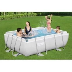 Piscine Tubulaire Bestway Rectangulaire 282x196x84 Cm - Avec Pompe De Filtration -Piscine Soldes Boutique 65182502 2