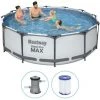 Piscine Tubulaire Bestway Ronde 366x100 Cm - Avec Pompe De Filtration 2 Piscine Tubulaire Bestway Ronde 366x100 Cm - Avec Pompe De Filtration -Piscine Soldes Boutique 65182805 1