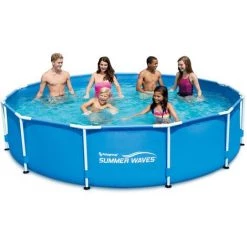 EDG By AQUALUX INTERNATIONAL Kit Piscine Hors Sol - Tubulaire - Ronde - 366 X 76 Cm - Avec Filtration - Bleu 9 EDG By AQUALUX INTERNATIONAL Kit Piscine Hors Sol - Tubulaire - Ronde - 366 X 76 Cm - Avec Filtration - Bleu -Piscine Soldes Boutique 65259231 3