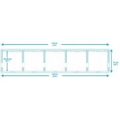 EDG By AQUALUX INTERNATIONAL Kit Piscine Hors Sol - Tubulaire - Ronde - 366 X 76 Cm - Avec Filtration - Bleu 10 EDG By AQUALUX INTERNATIONAL Kit Piscine Hors Sol - Tubulaire - Ronde - 366 X 76 Cm - Avec Filtration - Bleu -Piscine Soldes Boutique 65259323 4