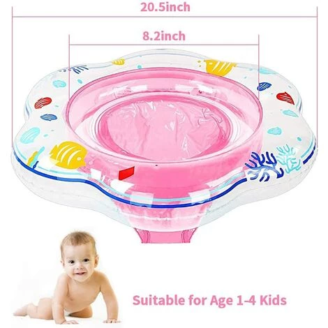 BENOBBY KIDS Flotteurs De Piscine Pour Bébé, Flotteur Gonflable Pour Bébé, Sièges De Natation Gonflables, Anneau De Natation Gonflable, Entraîneur De Natation Pour Enfants De 6 à 36 Mois (rose) 4 BENOBBY KIDS Flotteurs De Piscine Pour Bébé, Flotteur Gonflable Pour Bébé, Sièges De Natation Gonflables, Anneau De Natation Gonflable, Entraîneur De Natation Pour Enfants De 6 à 36 Mois (rose) – Image 2