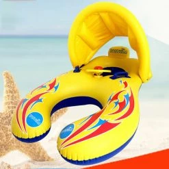 BENOBBY KIDS Flotteurs Pour Bébé, Flotteur De Natation Pour Bébé, Flotteur De Cou Pour Bébé Réglable Gonflable Double Airbag Flotteur De Natation Piscine Anneau De Bain Pour Enfants (jaune) -Piscine Soldes Boutique 65371624 3