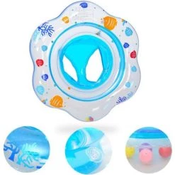 BENOBBY KIDS Flotteurs De Piscine Pour Bébé, Flotteur Gonflable Pour Bébé, Sièges De Natation Gonflables, Anneau De Natation Gonflable, Entraîneur De Natation Pour Enfants De 6 à 36 Mois (bleu) -Piscine Soldes Boutique 65372405 5