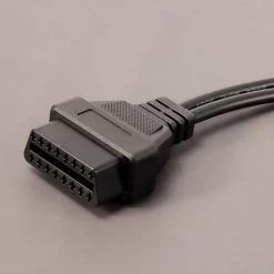 BENOBBY KIDS Convient à Audi 2Pins à OBDII 16 Câble D'adaptateur De Connecteur Femelle PIN DLC First Fits Pour Audi 2 Épingle à OBD2 16 Épingler -Piscine Soldes Boutique 65443101 3