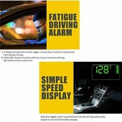 BENOBBY KIDS GPS Tête Haute Avec écran LCD Pour Voiture - Alerte De Survitesse - Km/h / Mph - Compteur De Vitesse -Piscine Soldes Boutique 65443352 5