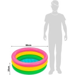 OSQI Piscine Pour Bébé 3 Anneaux Sunset Glow -Piscine Soldes Boutique 65503611 4