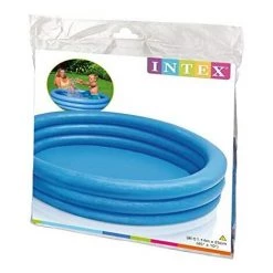 OSQI Intex 59416NP Pataugeoire Gonflable à Trois Anneaux Bleu Cristal 1.14mx 25cm -Piscine Soldes Boutique 65503751 4
