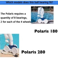 OSQI Roulement De Piscine C60 Pour Nettoyeur De Piscine Polaris 280/180, Lot De 8 Nettoyeurs De Piscine à Pression C-60 C60 -Piscine Soldes Boutique 65504098 4