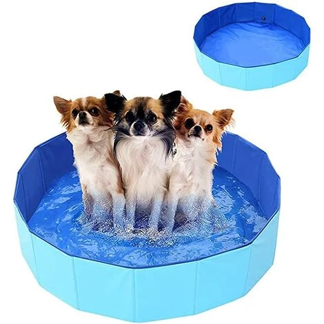 HELLO KITTY BAIN Piscine Pour Chien Baignoire Pour Animaux De Compagnie Piscine Pour Chien De Compagnie Pliable Piscine Pour Famille D'arrière-cour Portable Antidérapante (Taille: 120 × 30CM, Couleur: Bleu) 4 HELLO KITTY BAIN Piscine Pour Chien Baignoire Pour Animaux De Compagnie Piscine Pour Chien De Compagnie Pliable Piscine Pour Famille D'arrière-cour Portable Antidérapante (Taille: 120 × 30CM, Couleur: Bleu) – Image 2