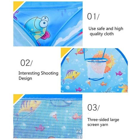 HELLO KITTY BAIN Tente De Jeu Pliable Pour Enfants Basket-ball-ballon De Tir-océan Piscine 7 HELLO KITTY BAIN Tente De Jeu Pliable Pour Enfants Basket-ball-ballon De Tir-océan Piscine – Image 5