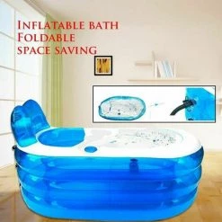 PREMIER Baignoire Gonflable Pour Adulte En PVC Pliable 130 X 70 X 70 Cm -Piscine Soldes Boutique 65678430 3