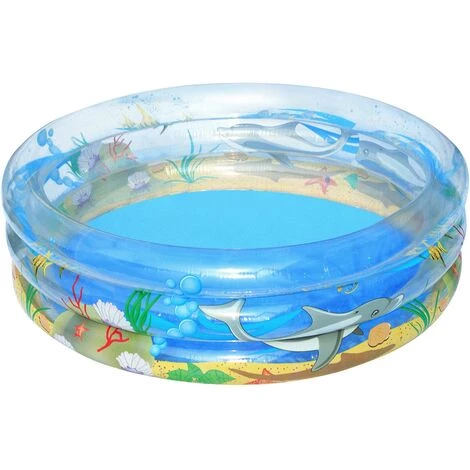 BESTWAY 51045 SEA LIFE PISCINE GONFLABLE TRANSPARENT 150 X 53 CM 3 BESTWAY 51045 SEA LIFE PISCINE GONFLABLE TRANSPARENT 150 X 53 CM