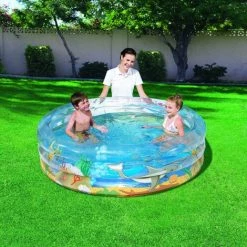 BESTWAY 51045 SEA LIFE PISCINE GONFLABLE TRANSPARENT 150 X 53 CM 11 BESTWAY 51045 SEA LIFE PISCINE GONFLABLE TRANSPARENT 150 X 53 CM -Piscine Soldes Boutique 65854051 5