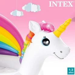 FVO Piscine Couverte Arc-en-ciel Licorne, Piscine Gonflable Pour Bébé, Piscine Pour Enfants 127 Cm X 102 Cm X 69 Cm -Piscine Soldes Boutique 66167748 5