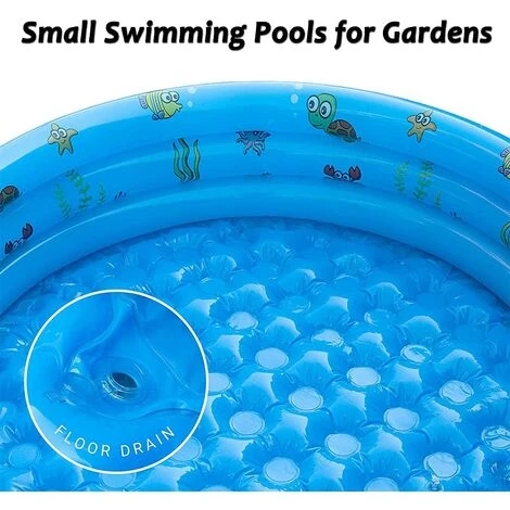 FVO Piscine Gonflable Enfant, PVC épais Gonflable, Tout-Petits Et Adultes Centre De Natation, Épaissi Piscine Pour Jardin, Fête De Piscine D’été De Piscine D’été 150*35cm 5 FVO Piscine Gonflable Enfant, PVC épais Gonflable, Tout-Petits Et Adultes Centre De Natation, Épaissi Piscine Pour Jardin, Fête De Piscine D’été De Piscine D’été 150*35cm – Image 3