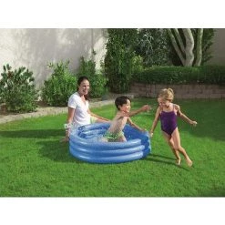 FVO Piscine Gonflable Familiale Translucide 201x150x51 Cm- Vert -Piscine Soldes Boutique 66167829 3