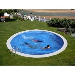 Piscine Enterrée Madagascar Ronde 4,20 X 1,50 M - Gré