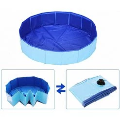 CESIèCLEFOU Piscine Pour Chien 80x20cm Pour Jardin, Patio Ou Salle De Bain, Baignoire Chiens, Antidérapant Résistant à L'usure Lefou -Piscine Soldes Boutique 66372726 4