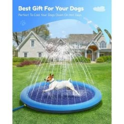 CESIèCLEFOU Piscine Pour Chien Pour Grands Et Petits Chiens, 100cm Piscine Pliable Pour Chien, Jouets D'eau Antidérapants épais Pour Chien, Tampon D'arrosage Durable Et Respectueux De L'environnement Lefou 10 CESIèCLEFOU Piscine Pour Chien Pour Grands Et Petits Chiens, 100cm Piscine Pliable Pour Chien, Jouets D'eau Antidérapants épais Pour Chien, Tampon D'arrosage Durable Et Respectueux De L'environnement Lefou -Piscine Soldes Boutique 66372752 4
