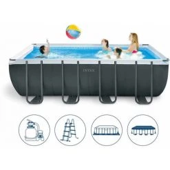Piscine Hors-sol Autoportante Intex ULTRA FRAME 26356 Ex 26352 Rectangulaire 549x274x132 -Piscine Soldes Boutique 6642019 4