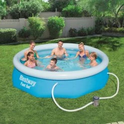 LES TENDANCES Piscine Ronde Gonflable Fast 305x76cm