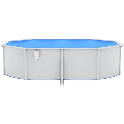 TRUE DEAL Piscine Avec Pompe Filtrante à Sable 490x360x120 Cm 6 TRUE DEAL Piscine Avec Pompe Filtrante à Sable 490x360x120 Cm – Image 4