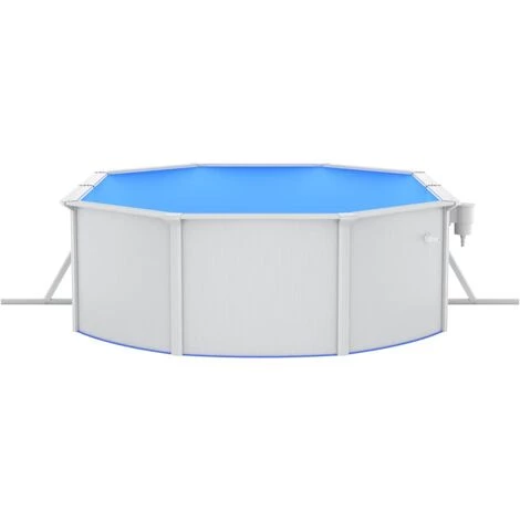 TRUE DEAL Piscine Avec Pompe Filtrante à Sable 490x360x120 Cm 7 TRUE DEAL Piscine Avec Pompe Filtrante à Sable 490x360x120 Cm – Image 5