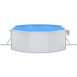 TRUE DEAL Piscine Avec Pompe Filtrante à Sable Et échelle 490x360x120 Cm -Piscine Soldes Boutique 67296553 5